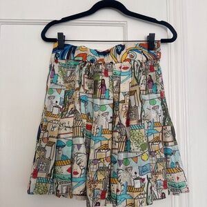 La Prestic Ouiston pleated skirt